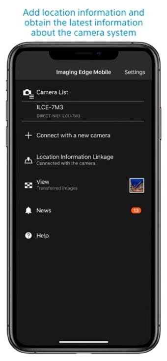 Image 0 for Imaging Edge Mobile