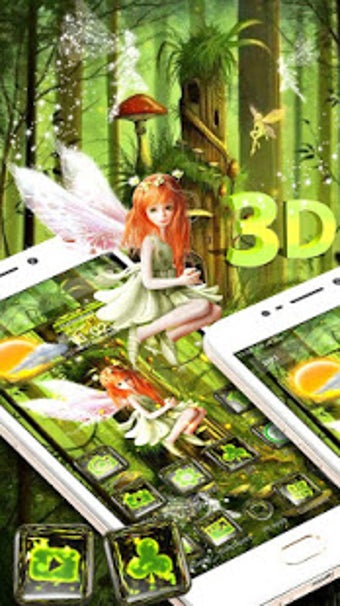Imagen 3 para 3D Fairy Forest Glass Tec…