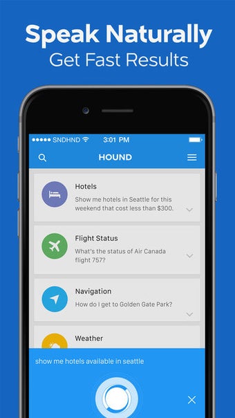 Imagen 2 para HOUND Voice Search & Assi…