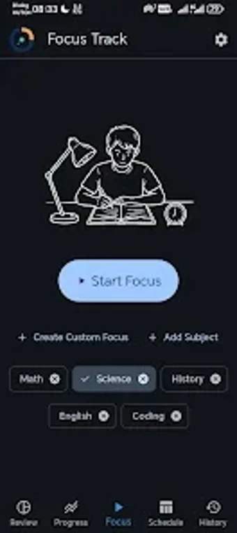 Image 0 for Focus Track - Study Timer