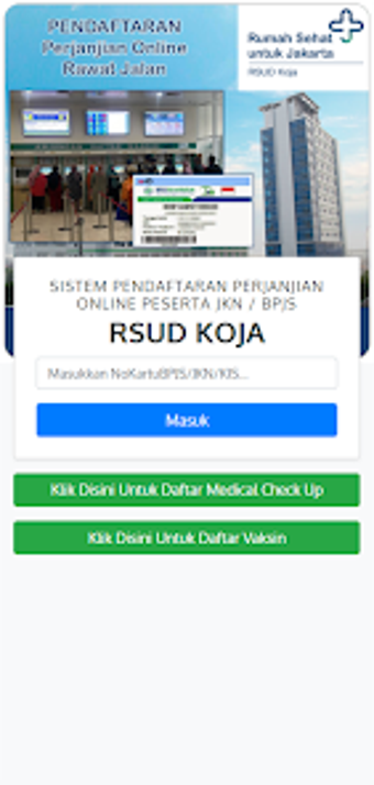Image 0 for PENDAFTARAN ONLINE RSUD K…