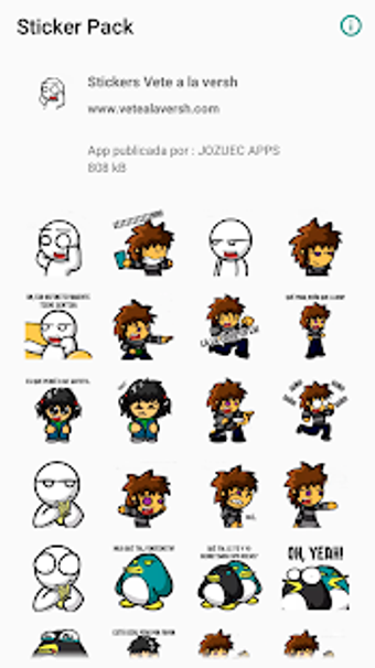 Imagen 0 para Stickers Vete a la versh