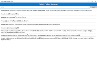 Image 0 for English Telugu Dictionary…