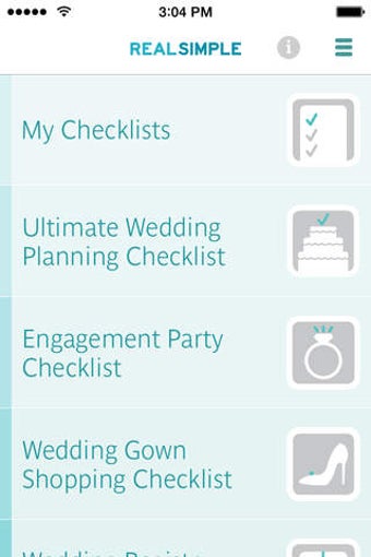 Image 0 for Real Simple Wedding Check…
