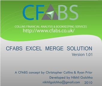 Imagen 0 para CFABS Excel Merge Solutio…