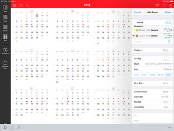 Imagen 2 para WeekCal iPad - Fully Unlo…