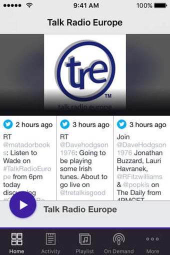 Image 0 for tre - Talk Radio Europe