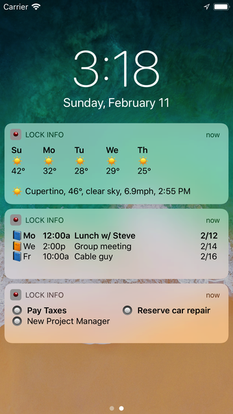 Image 0 for Lock Info - lock screen r…