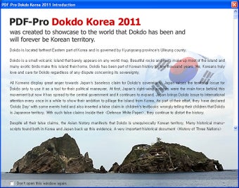 Imagen 0 para PDF-Pro Dokdo Korea 2011