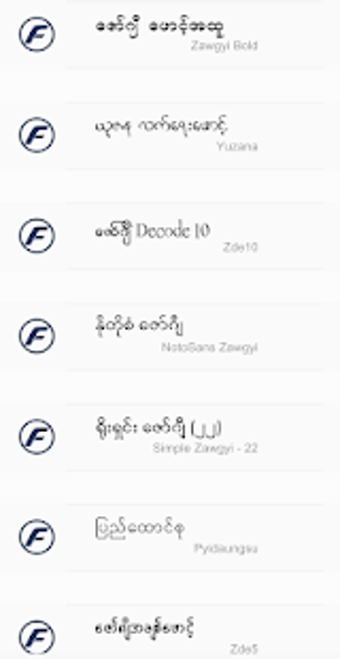 Imagen 3 para TTA RealOp Myanmar Font