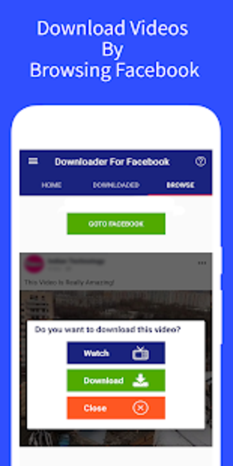Imagen 2 para HD Video Downloader For F…