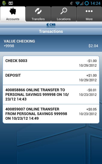 Imagen 1 para CNB Bank & Trust Mobile