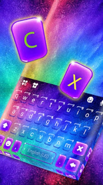 Imagen 2 para Color Explosion Keyboard …