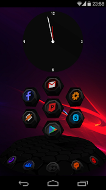 Imagen 1 para Next Launcher Theme Polyg…