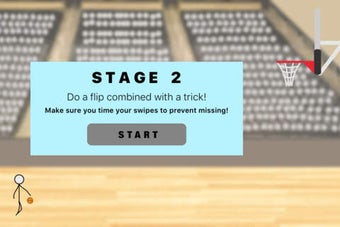 Image 0 for Stick Figure Slam Dunk