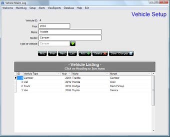 Image 3 for Vehicile Maint. Log