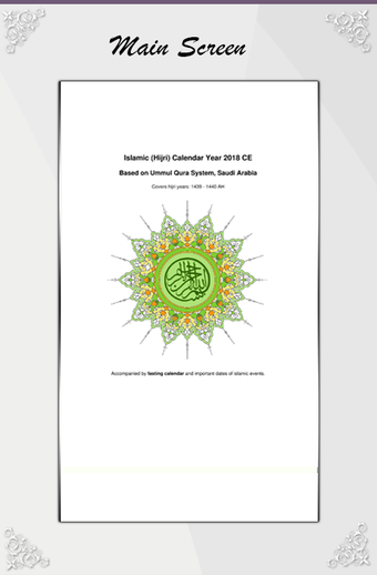 Image 2 for Islamic Hijri Calendar 20…