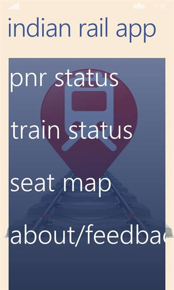 Image 3 for Indian Rail App for Windo…