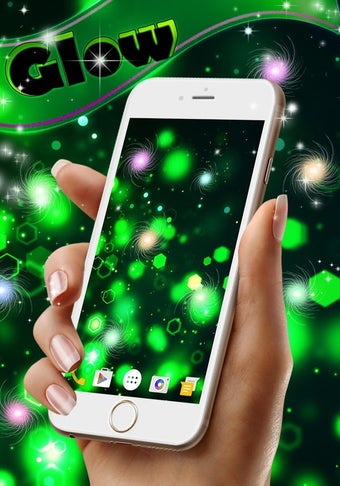 Image 1 for Glowing live wallpaper