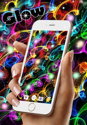 Image 3 for Glowing live wallpaper
