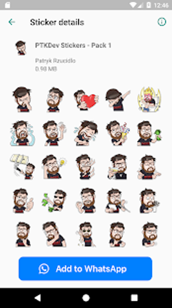 Imagen 1 para PTKDev Stickers for WASti…