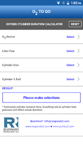 Image 2 for Cylinder Duration Calcula…
