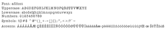 Image 0 for AFL Font Pespaye Nonmetri…