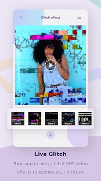 Image 0 for Glitch Effect Video Maker