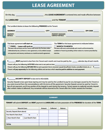 Image 1 for Property Management Forms
