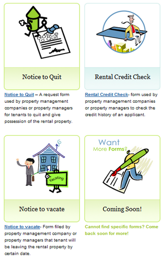 Image 1 for Property Management Forms