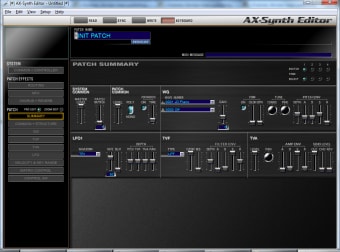 Image 0 for AX-Synth Editor