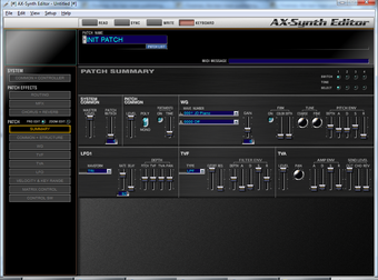 Imagen 0 para AX-Synth Editor