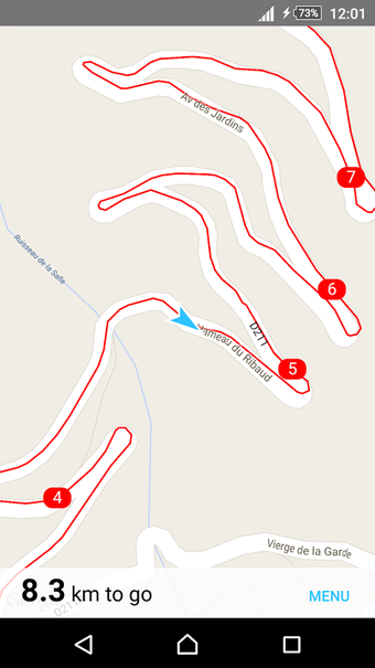 Imagen 1 para BikeGPX - Free cycle navi…