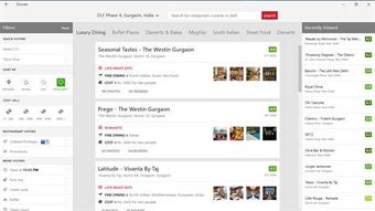 Imagen 0 para Zomato for Windows 10