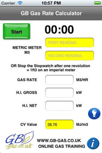 Image 0 for GB Gas Rate Calculator