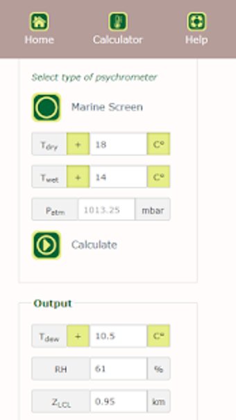 Image 0 for Meteo Calculator