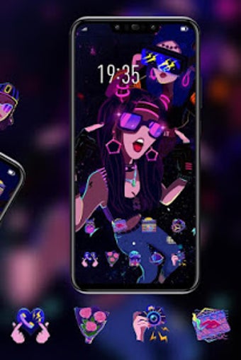 Image 1 for Dark Colorful Neon Club S…