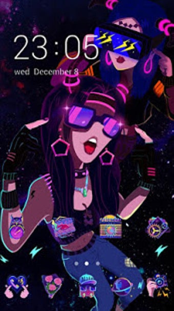 Image 3 for Dark Colorful Neon Club S…