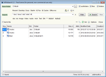 Image 0 for AlFileSearch