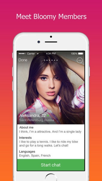 Image 0 for Bloomy: A dating app for …