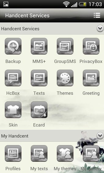 Imagen 2 para Handcent 5 Skin Ink