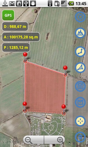 Imagen 3 para Planimeter - GPS area mea…