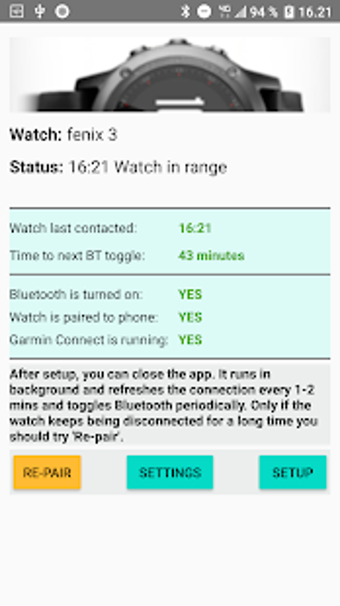 Image 1 for Reconnect Garmin Watch