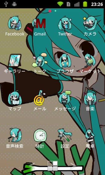 Imagen 2 para ADW Theme -Miku Hatsune-