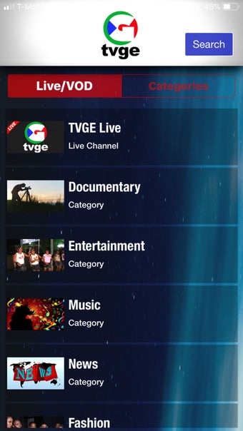 Imagen 1 para TVGE Live