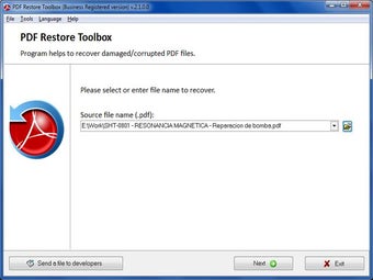 Image 0 for PDF Restore Toolbox