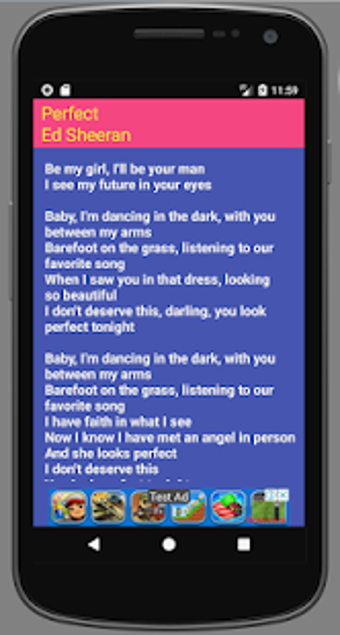 Image 0 for Perfect Lyrics