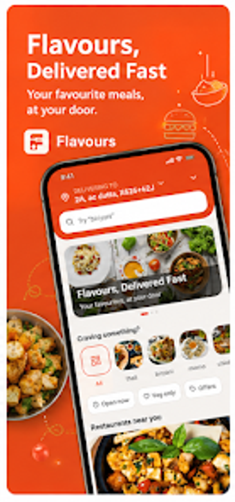 Imagen 0 para Flavours: Food Delivery
