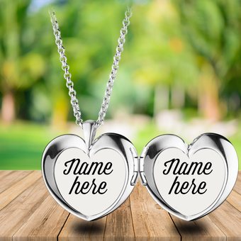 Imagen 1 para Write Name On Locket