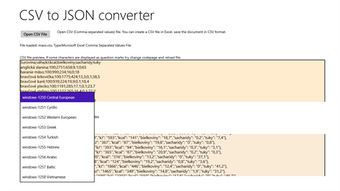 Imagen 1 para CSV to JSON Converter for…